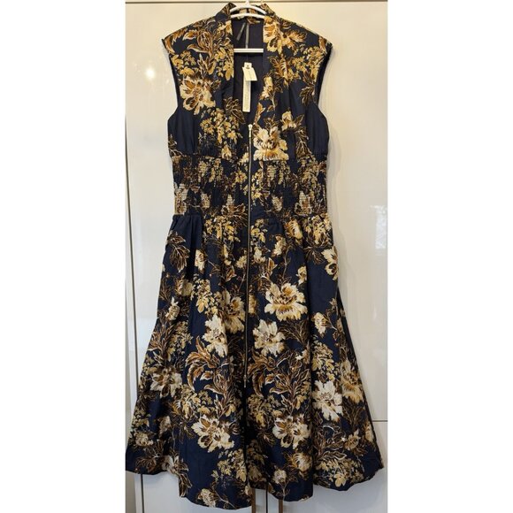 NWT Size 1X - Anthropologie The Tommie Cotton Zip-Front Midi Dress (NWT US$ 178) - Picture 8 of 16